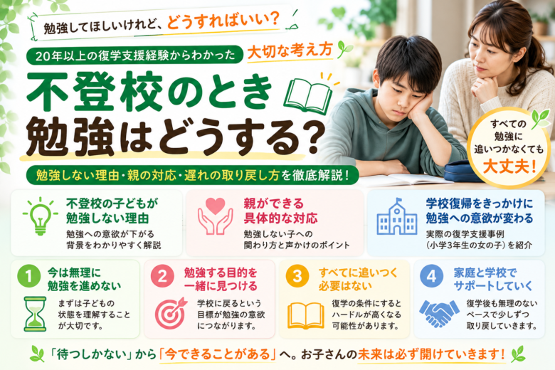 不登校　勉強　どうする？